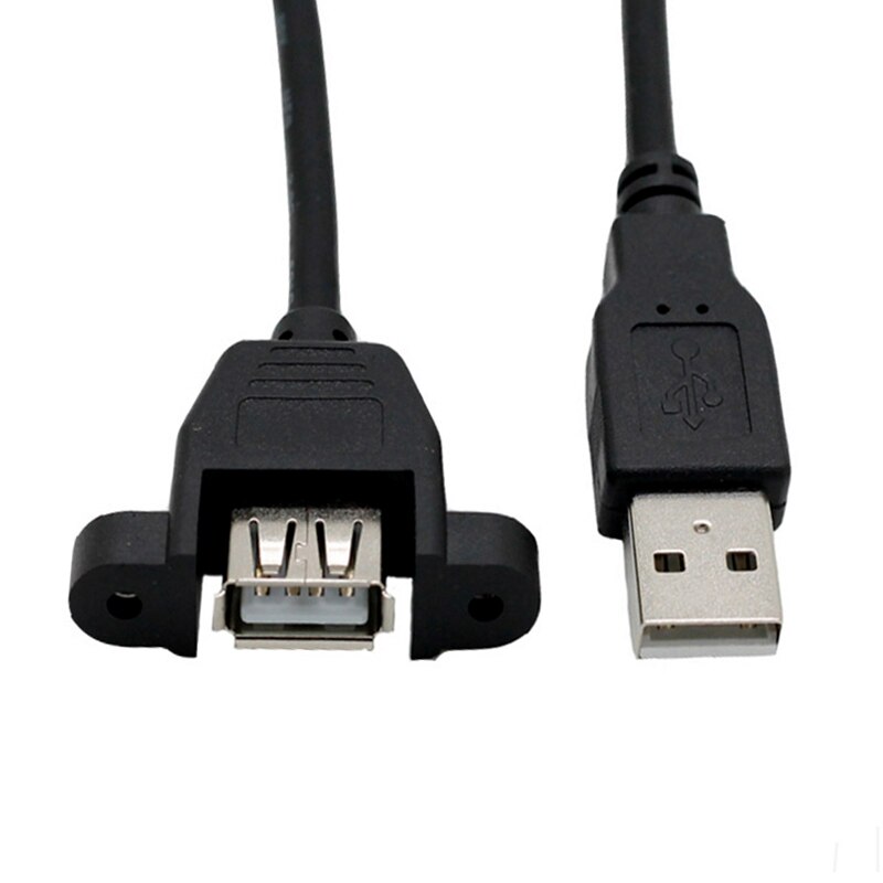 USB 2.0 Extension Cord With Ear usb extension Cable Male to Female Wire Extend Can Be Fixed For PC Laptop USB cable Extender