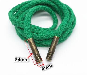 Pantalon de survêtement à tête en cuivre pour lacets de Sport, 1 pièce, cordon de serrage, corde tressée, ceinture, à capuche, bricolage, fournitures: H