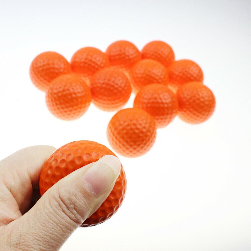 12Pcs Practice Golf Balls Funny Foam Balls for Indoor Or Outdoor Training Sports Training Aids Golf Accessories