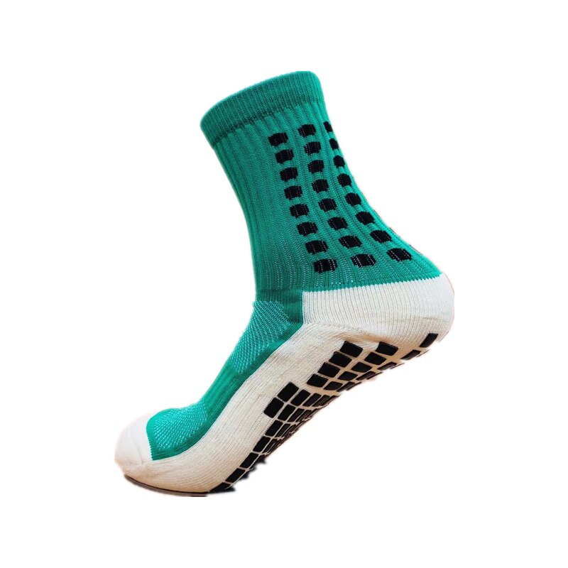 12 Colors Football Socks Anti Slip Soccer Socks Sports Socks The Same Type As The Trusox: Dark Green