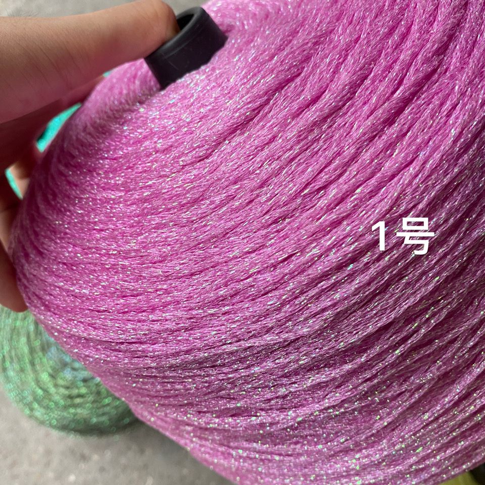 50 g/Knäuel, bunt, einzigartig, Gold, Silber, Wolle, Baumwolle, metallisch-Garn, Strang, Häkelfaden, Glitzer, handgewebte Basteltasche