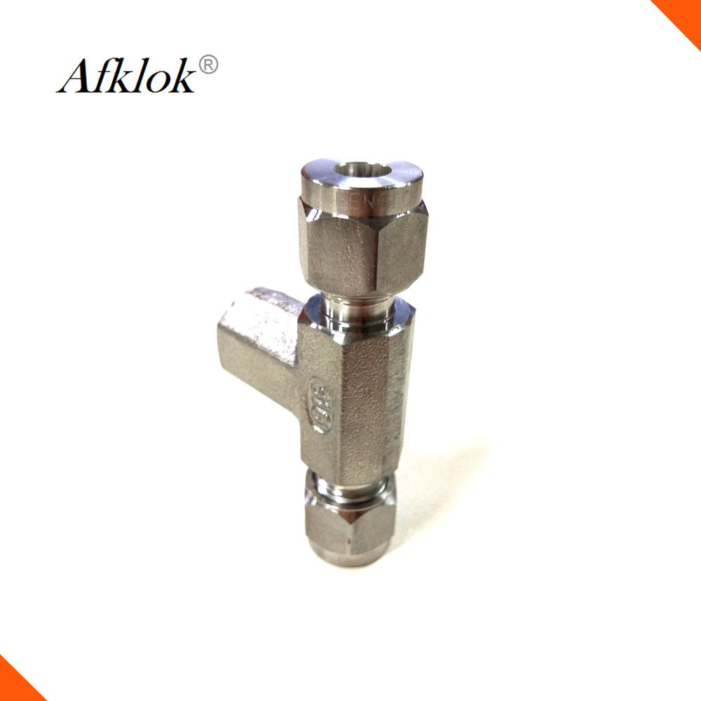 3 way Female Branch 6mm 8mm Tee Fitting Stainless Steel 316 Pipe Fittings Connector