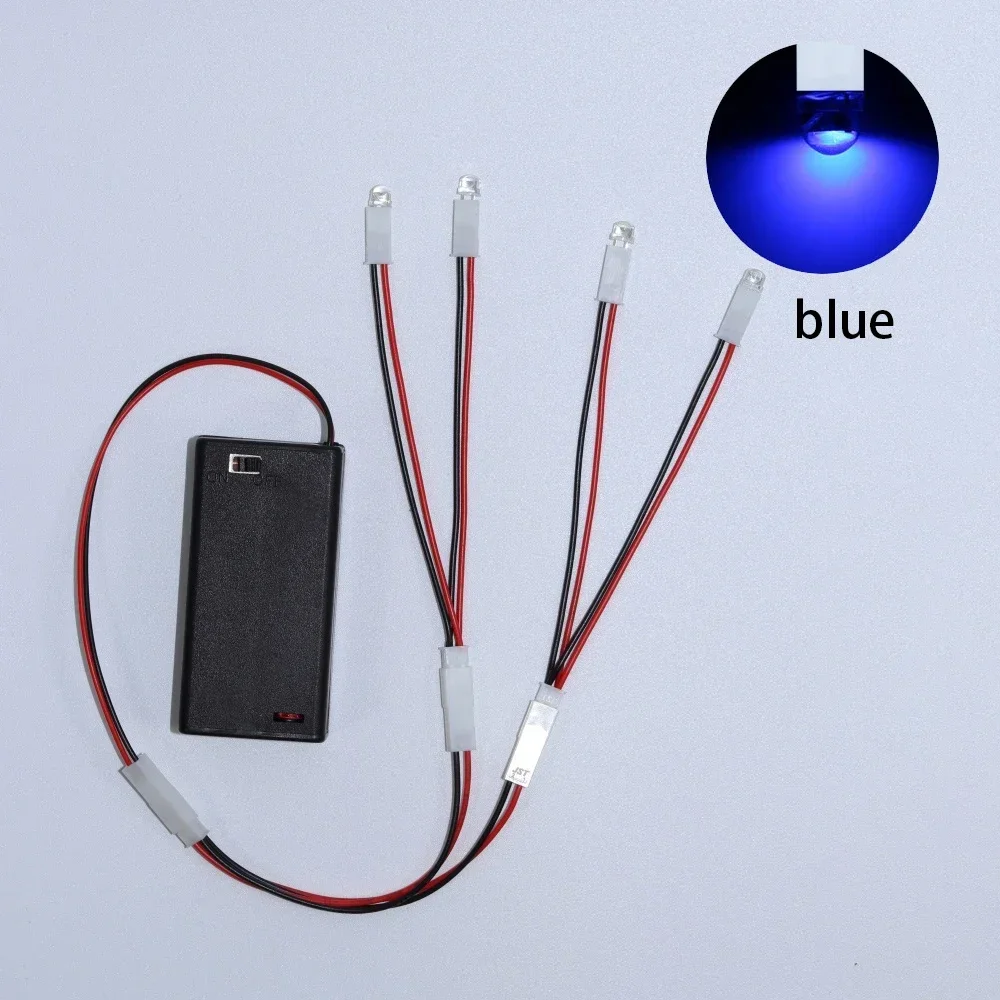 LED Lamp Beads Small Night Light No. 5 Battery Small Bulb DIY Model Light: PURPLE