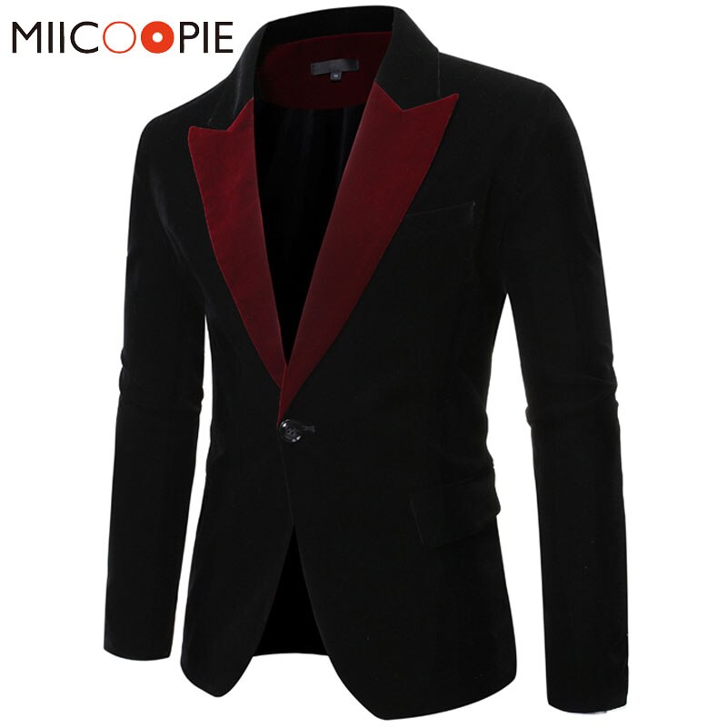Herrkläder fritidskostym herr kavaj masculino slim fit enkelknapp formell scen bröllopsklänning kavaj kostym jacka plus size