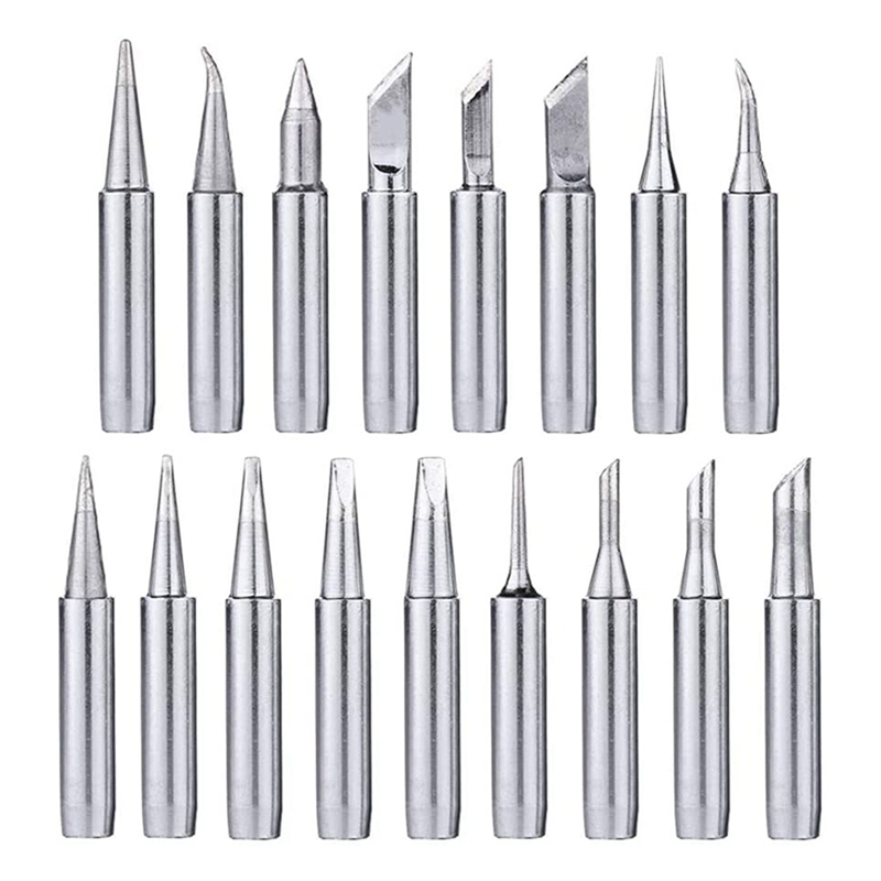 62Pcs 5Inch Schuurpapier Met Ronde En Muis Vormige Hand Schuren Blokken &amp; 17Pcs Solderen Tips Kit 900M Soldeerbout Tip