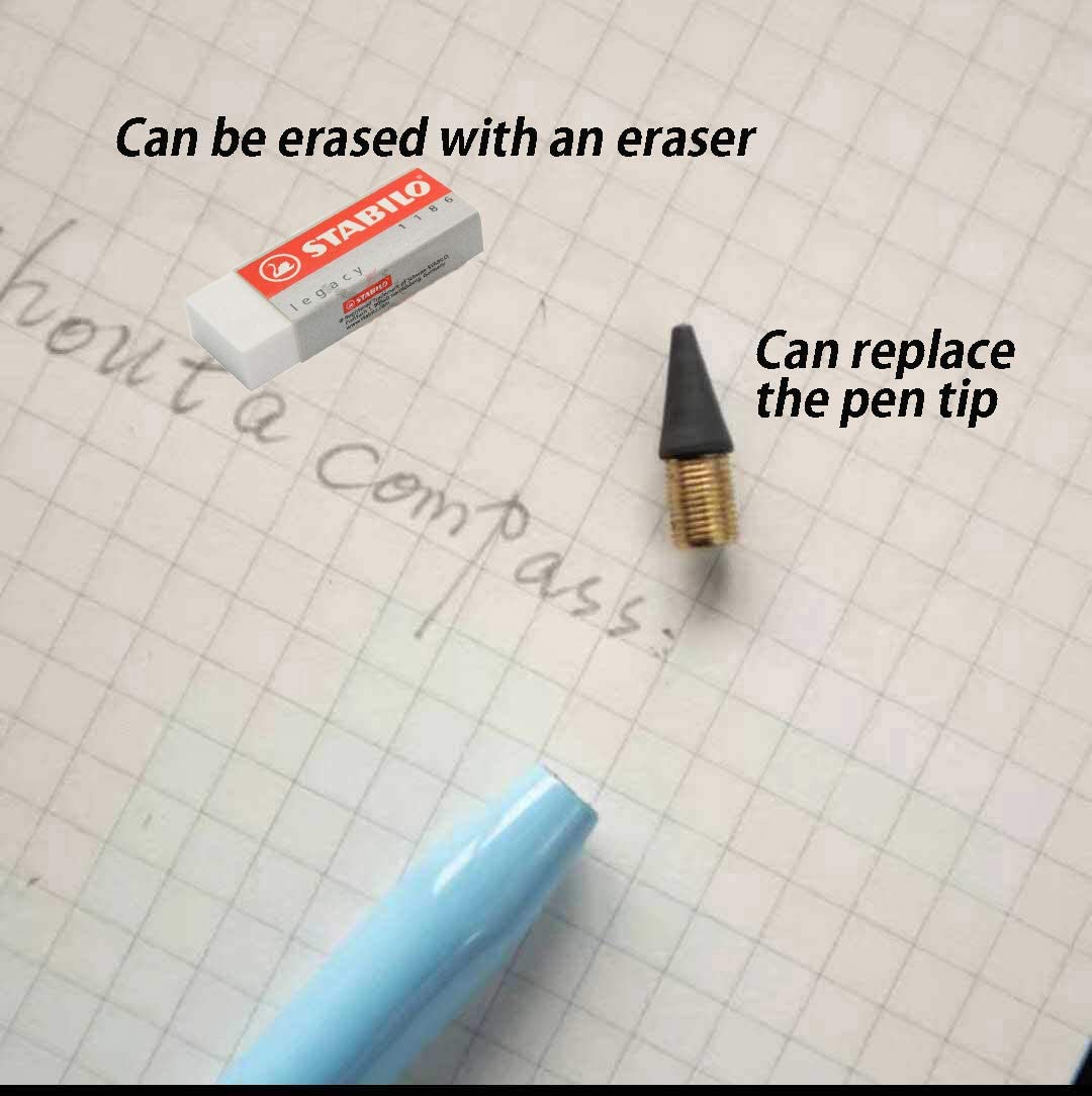 Pióro bez atramentu, wieczny ołówek, nieskończone pisanie metalowe kulkowe długopisy, kolor zbliżony robić ołówek HB