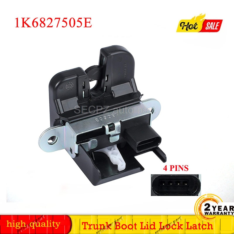 1K6827505E 5K0827505A 5M0827505E 1P0827505D Rear Trunk Boot Lid Lock Latch For VW Passat B6 B7 GOLF MK5 6 GTI PASSAT POLO TIGUAN