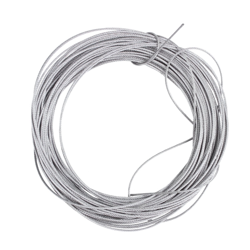 1.5mm Dia 25M Length Stainless Steel Wire Rope Cable for Hoisting
