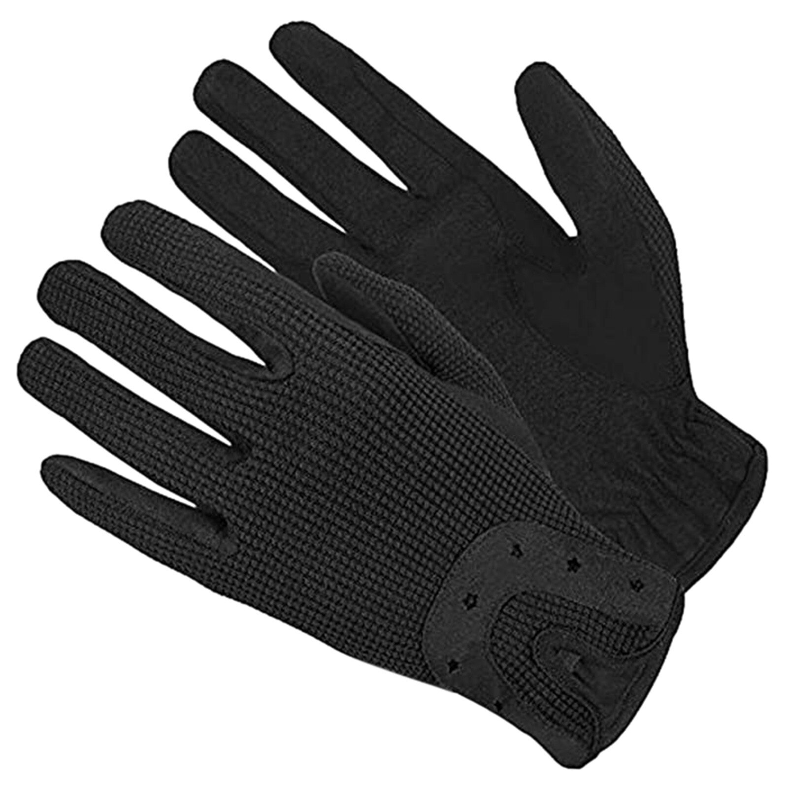 Guantes de montar a caballo profesionales, de tela de algodón, de cuero, para montar a caballo,