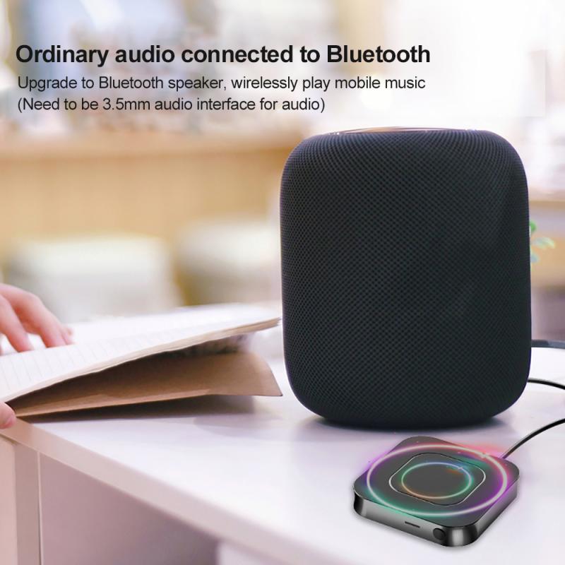 Bt-13 Bluetooth 5.0 Zender Ontvanger 2 In 1 3.5Mm Zender Adapter Блютуз Адаптер Auto Accessoires