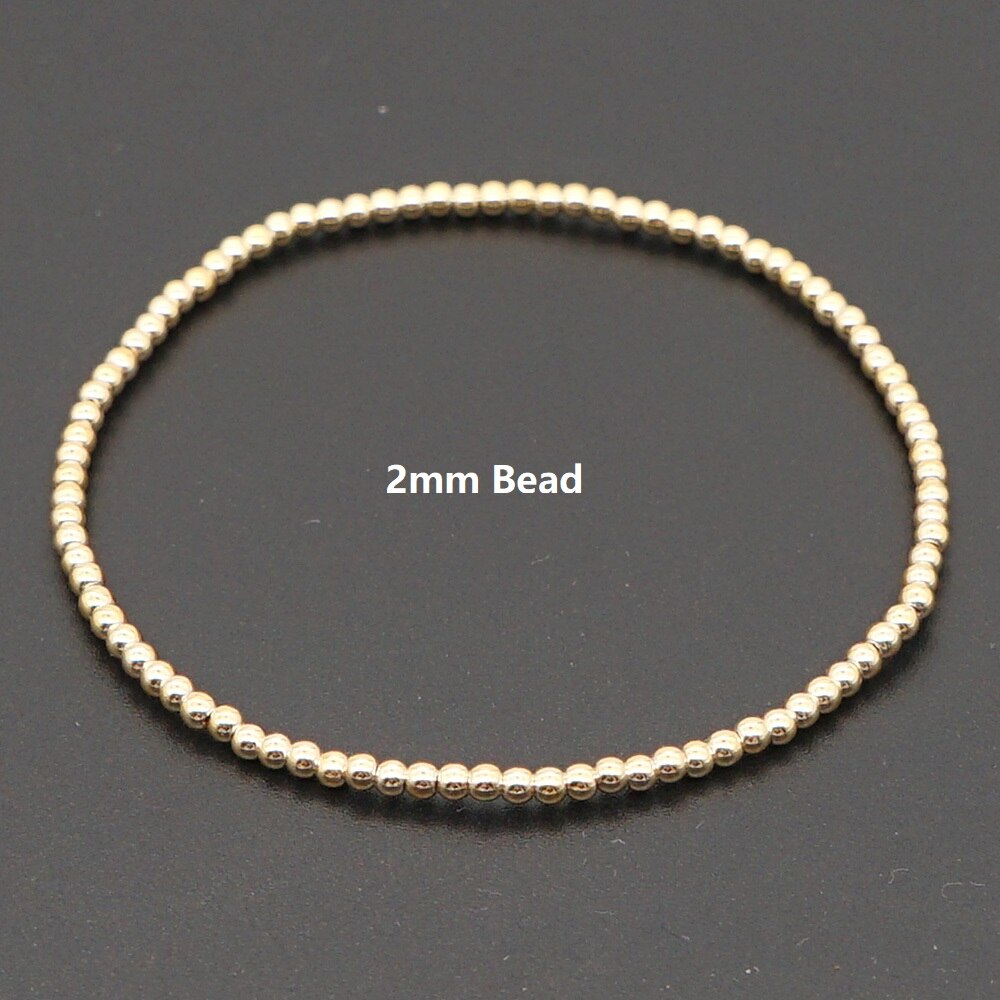 Go2 boho gouden armbanden, sieraden, japanse armbanden voor vrouwen, femme, fadeless sieraden: Qt -b200110g 2mm