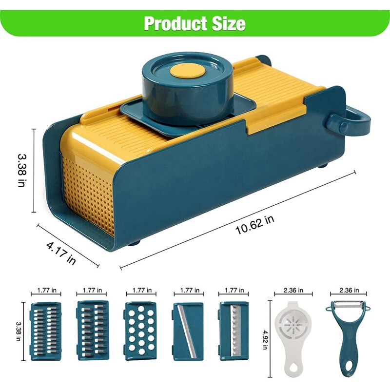 Mandoline Slicer, Adjustable Vegetable Slicer, Fits for Cutting Food Slicer Good Kitchen Tools