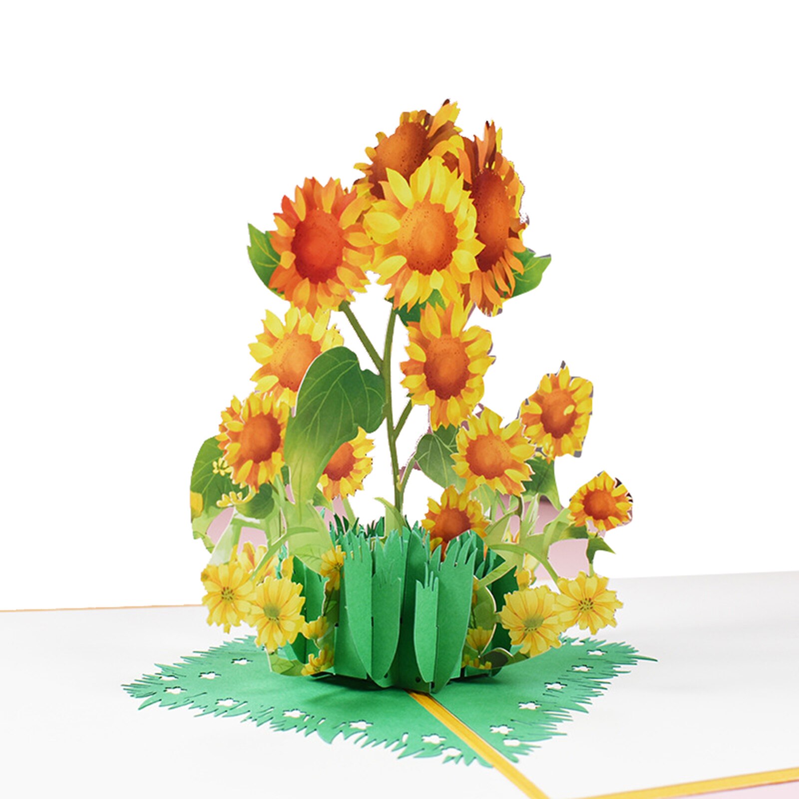 Handmade 3D Flower Pop Up Thank You Card Thanksgiving Cards Mother's Day Greeting Cards With Envelope for Mom DFDS8