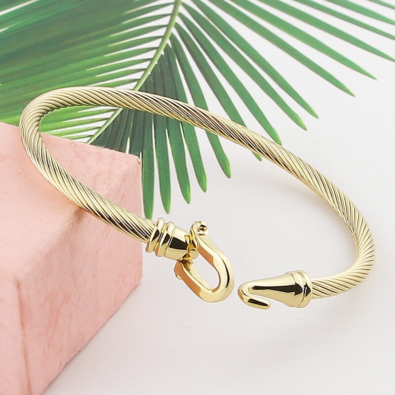 Braccialetti femminili di amore del braccialetto del filo intrecciato dell&#39;acciaio inossidabile più venduti, regali del partito, commercio tutto&#39;ingrosso dei gioielli