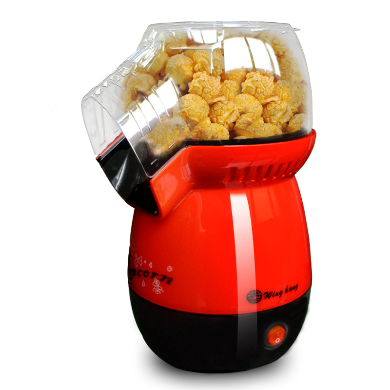 Popcorn maskine mini popcorn maskine automatisk luft type popcorn maskine 220v 1100w