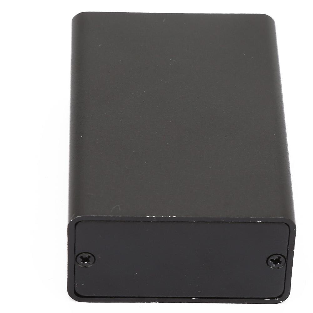 Black Junction Box DIY Electronic Enclosure Project Box Waterproof Aluminum Instrument Case Housing 23*44*65mm