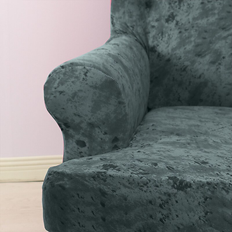 Stretch armleuning bankhoes vleugelrug stoelhoes elastische spandex fauteuilhoes beschermer voor thuis woonkamer kantoor