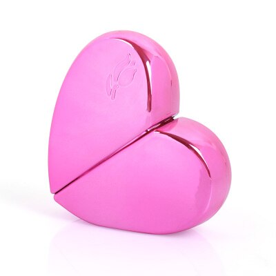 25ml hartvormige parfumflesjes, verstuiver, lege opbergfles voor tas of reis, hervulbare geur, badkameropberger: Roze