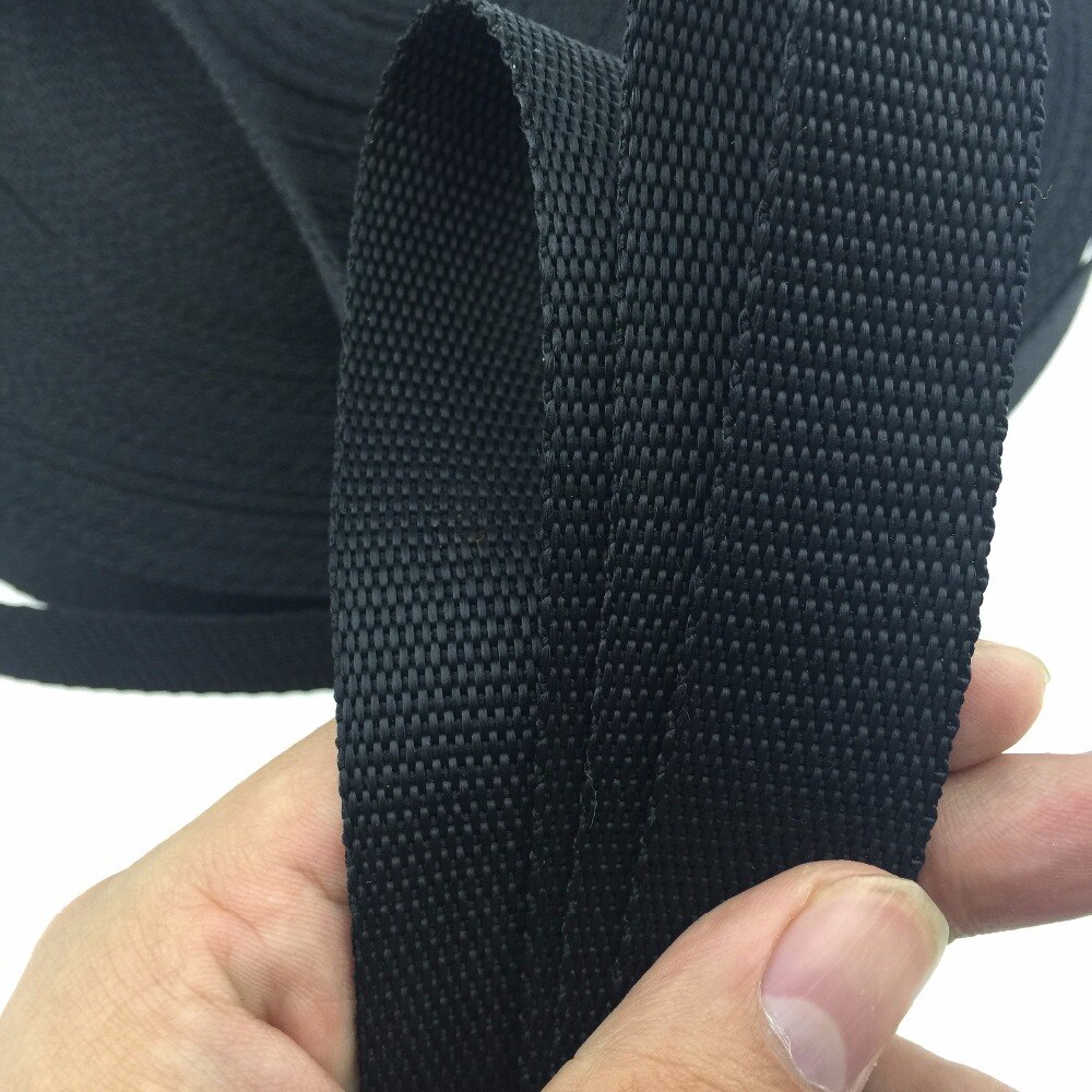 5 yards 25mm Nylon Webbing Strap Tape For Bag Strapping Belt Making Sewing DIY Craft For Home Garden