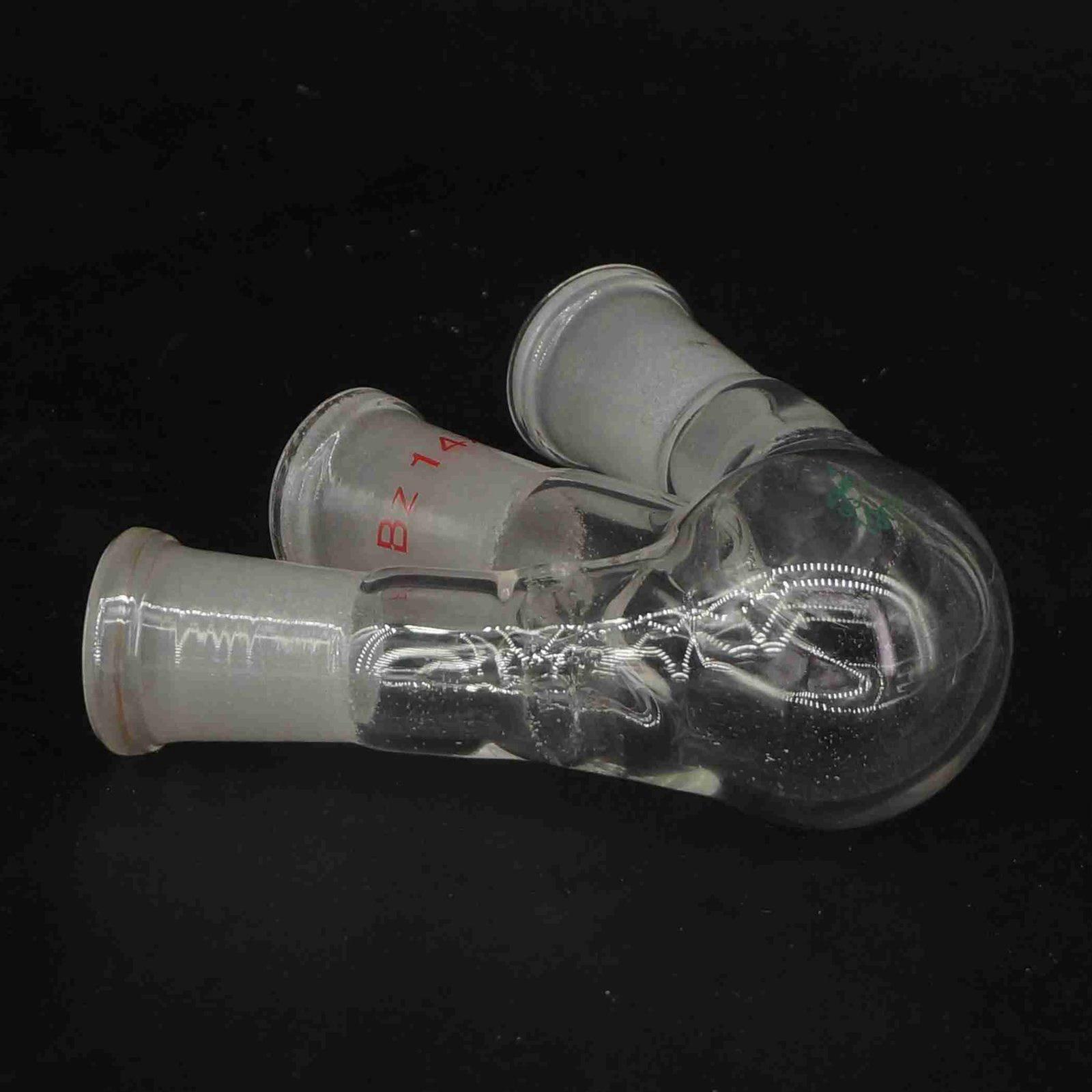 10ml 14/23 Central Branch Joint GG17 Glass 3 Necks Flask Round Bottom Laboratory
