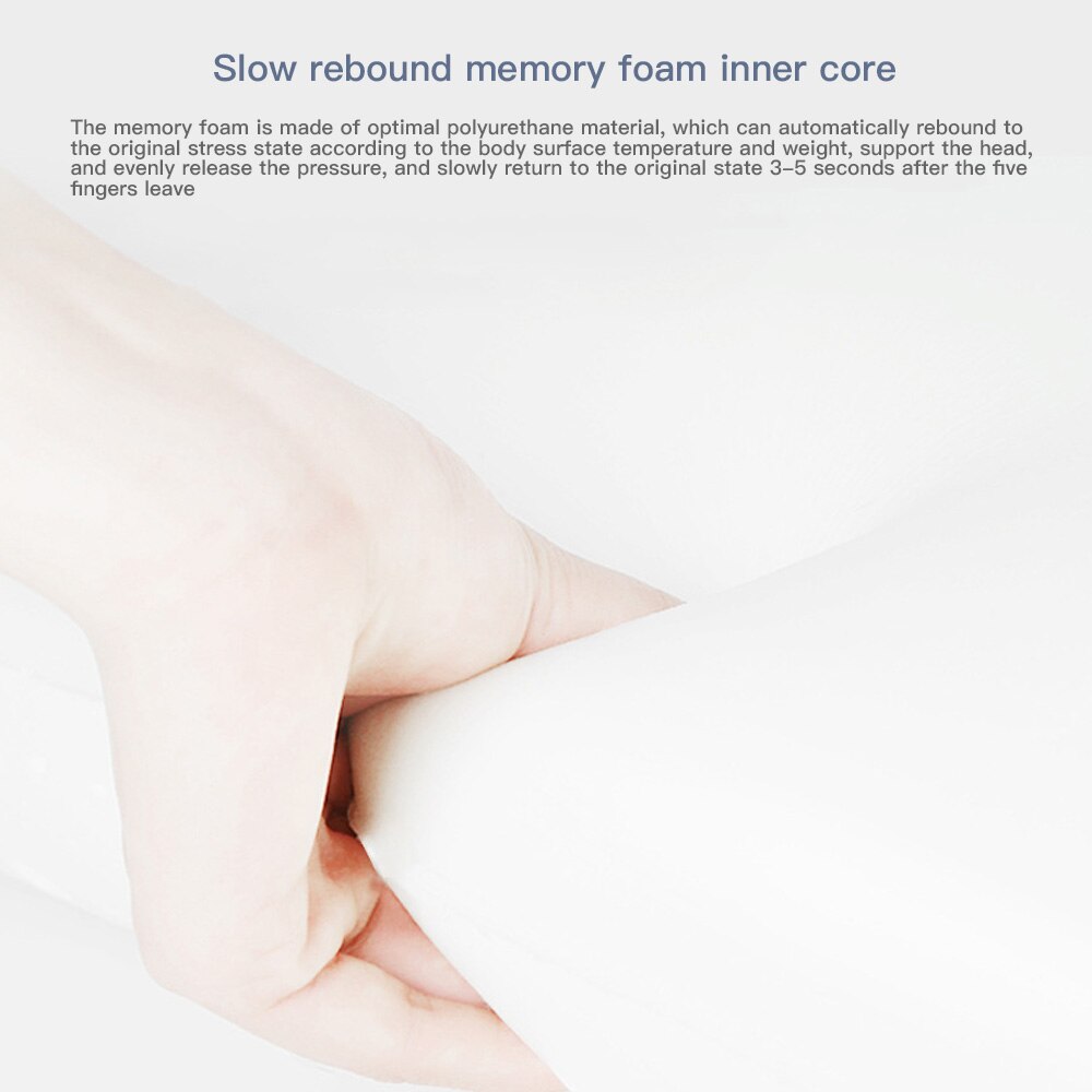 Memory Foam Gel Pillow Summer Ice-cool Anti-snore Slow Rebound Sleep Pillow Orthopedic Soft Health Care Neck Pillow Home Bedding