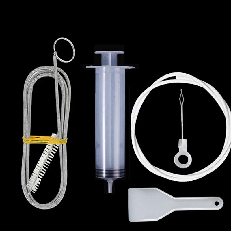 Removedor de obstrucciones de orificio de drenaje para refrigerador, cepillo para agujeros de nevera, limpiador de salida de agua para limpieza del hogar, herramientas de limpieza de dragado, 5/6 Uds.