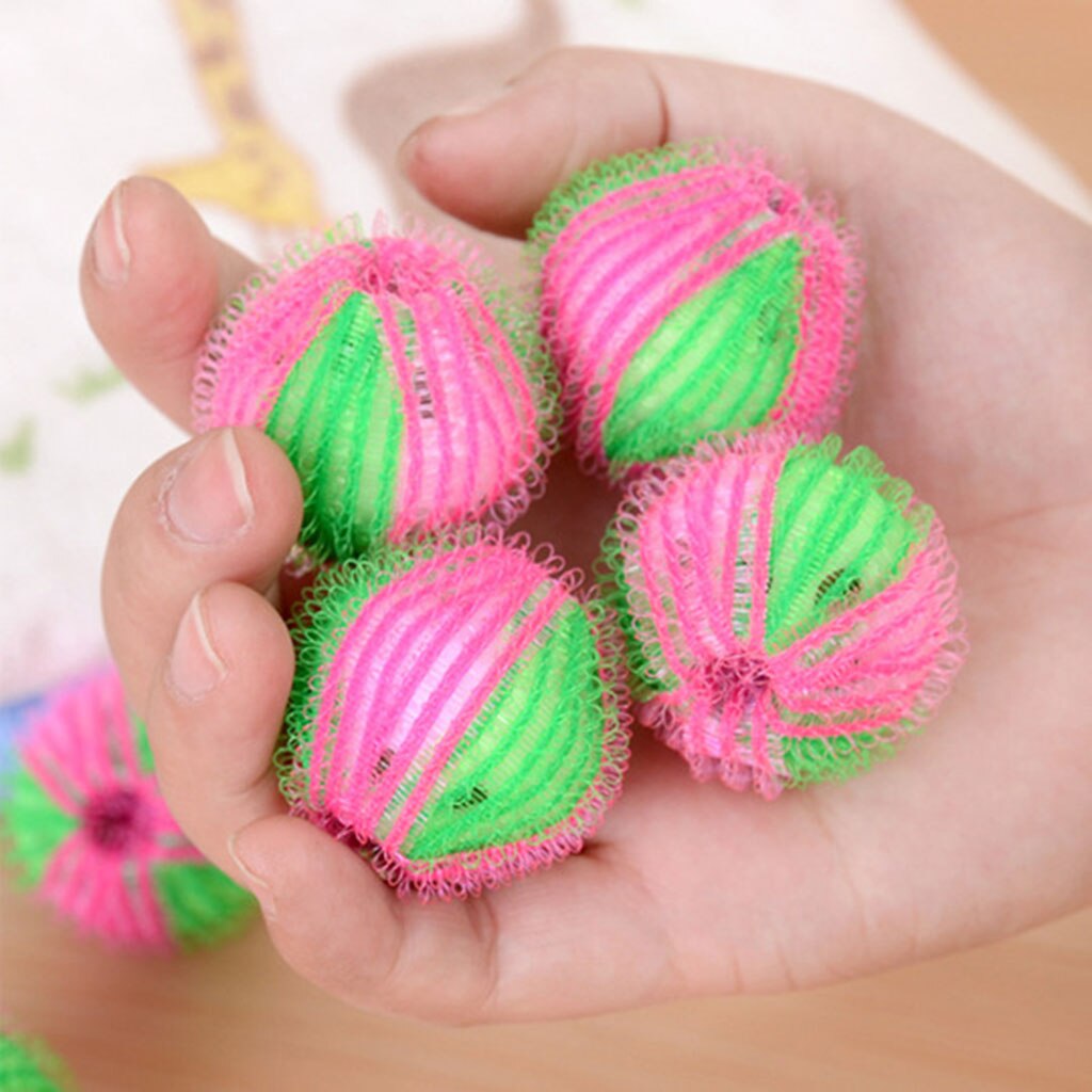 6- pack wasballen, pluisverwijderaars, wasballen, ontharingsballen, plastic wasbal om droogtijd te besparen