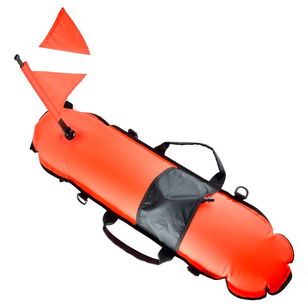Fortsätt dyka scuba diving inflation torped boj signal flytboll &amp; dykflagga fridykning simsignal flytboj