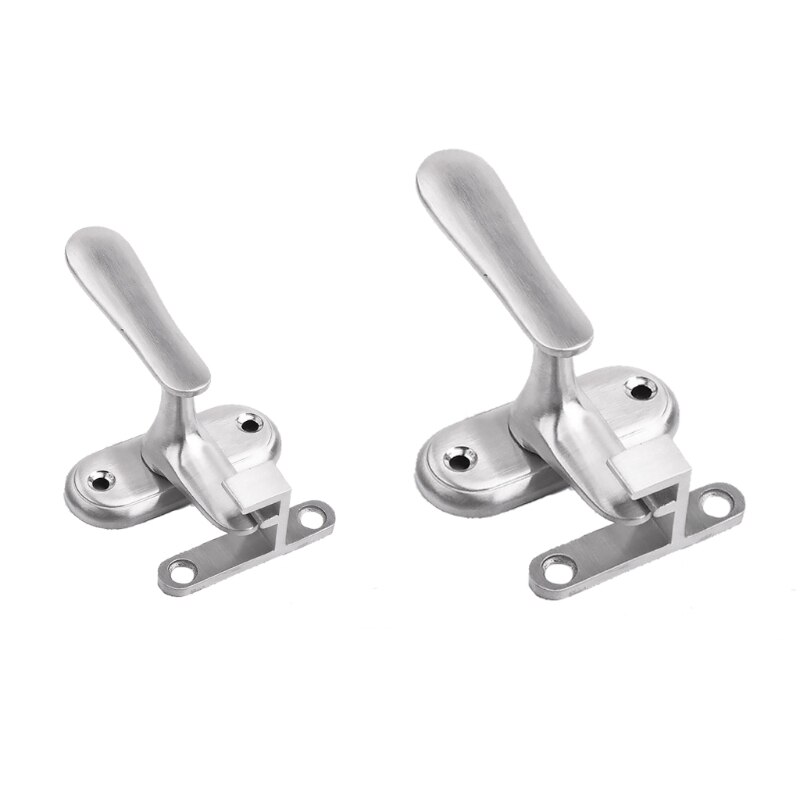 67JB Stainless Steel Doors and Windows Sash Lock Window Latch Handle Sliding Window Handle Security Hasp Hardware Fittings
