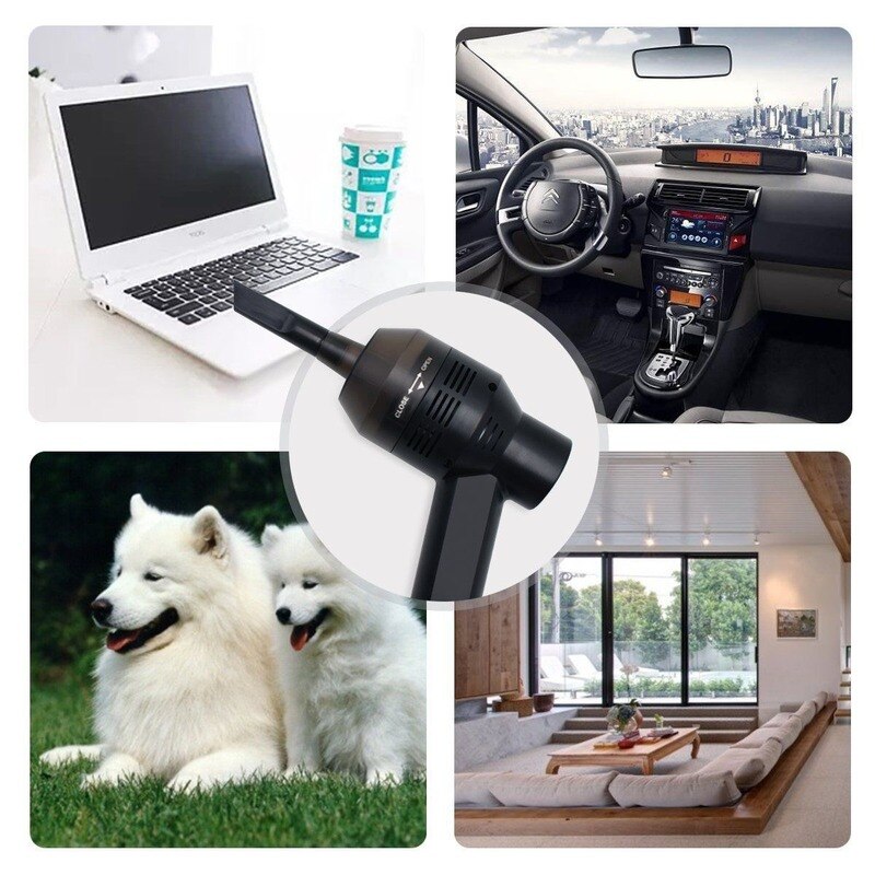 Portable Handheld Wireless Mini Vacuum Cleaner Car Interior Corner Gap Cleaner Cleaning Tool Dust Suction Remover