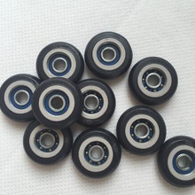 Fixmee 20 stk 5 x 23 x 7.5mm plastbelagt liten remskive 695zz dype spor skjermede miniatyrkulelager