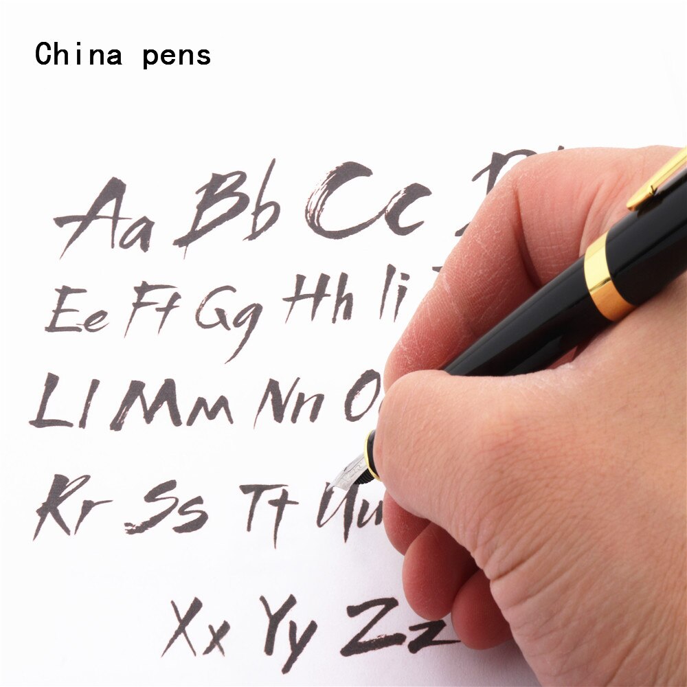 Luksus 389 sort engelsk kalligrafi andenæb parallel kunst pen blomst krop flad spids tibetansk arabisk fyldepen