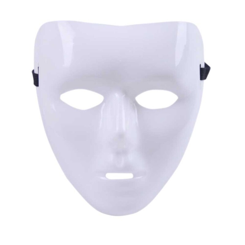 Diy Wit Masker Pulp Leeg Hand Geschilderd Masker Persoonlijkheid Masker Gratis Creatieve D9R8: Default Title