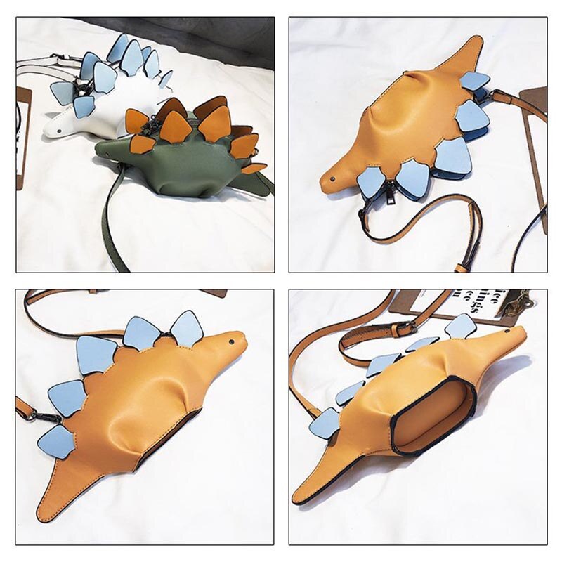 Borse per le donne 2020 delle donne borsa donna borsa a tracolla carino a forma di dinosauro shopping borsa delle borse a tracolla in pelle donna