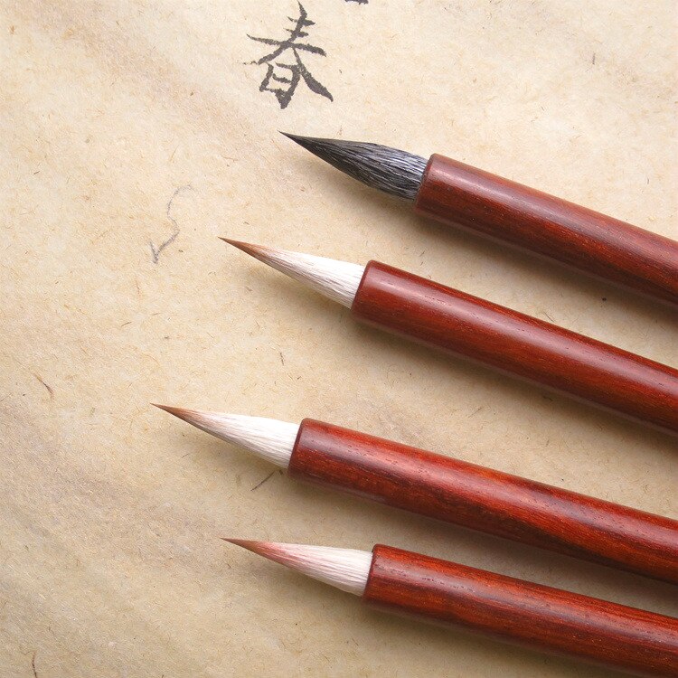 Kleine Chinese Traditionele Kalligrafie Pen Borstel Kleine Reguliere Script Schrijven Borstel Kalligrafie Praktijk Pen Borstel 2 stks
