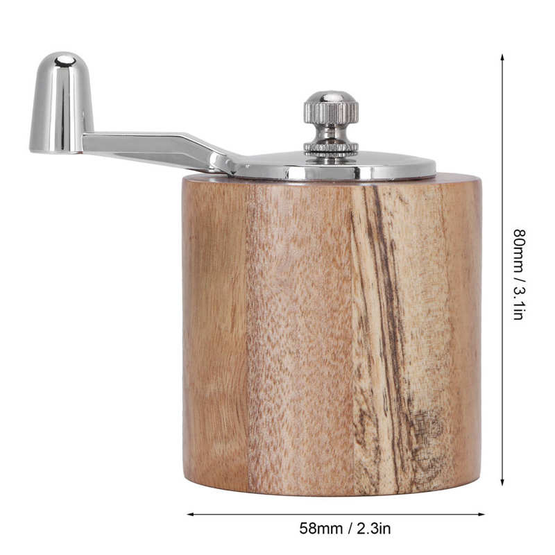 Manual Pepper Grinder Spices Mill Grinding Tool with Long Crank for Home Restaurant Portable Grinder Spice Mill Kitchen Tools