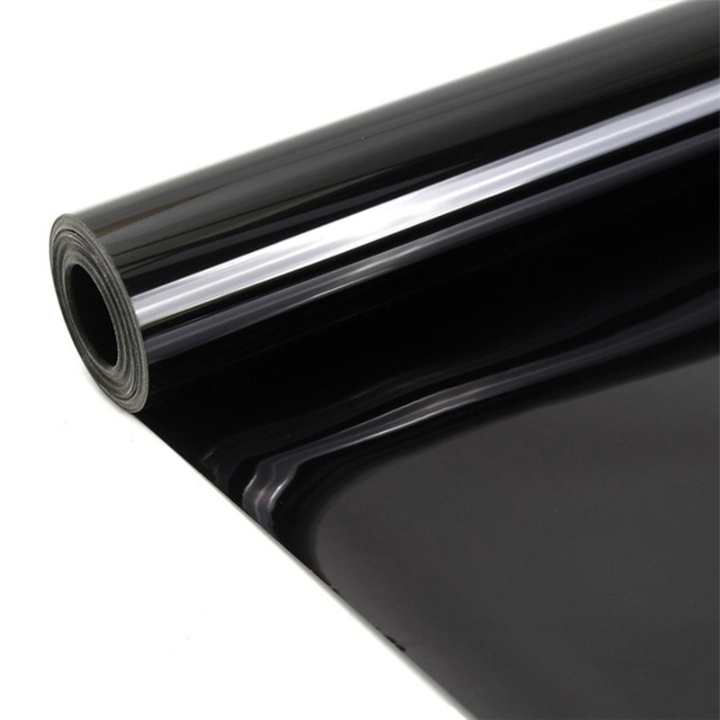 300x50cm VLT Black Auto Car Home Window Glass Building Tinting Film Roll Window Summer Solar UV Protection Sticker Vinyl Scraper