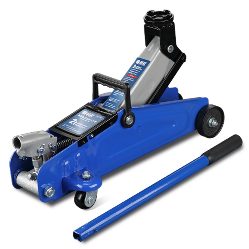 Qianjin-gato hidráulico Horizontal para presión de aceite de coche, herramienta de reemplazo de neumáticos, 2 T