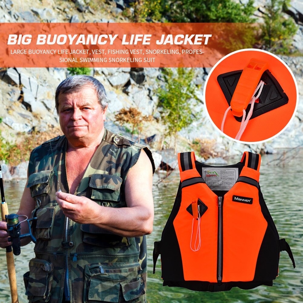 Snorkeling Boating Life Jacket Water Sports Safe Swimming Life Vest Swimming Portable Outdoor Elements