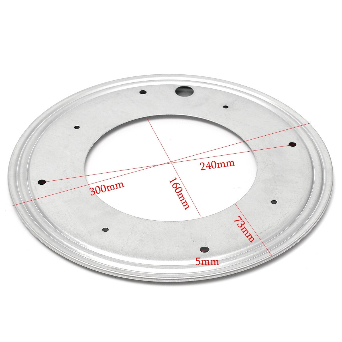 WORDFUN Tafel Lager Voor Lazy Susan Ronde Tafel Swivel 360 Graden Roterende Aluminium Draaitafel Lager 8-28 Voor Keuken Eettafel, 1 Stks