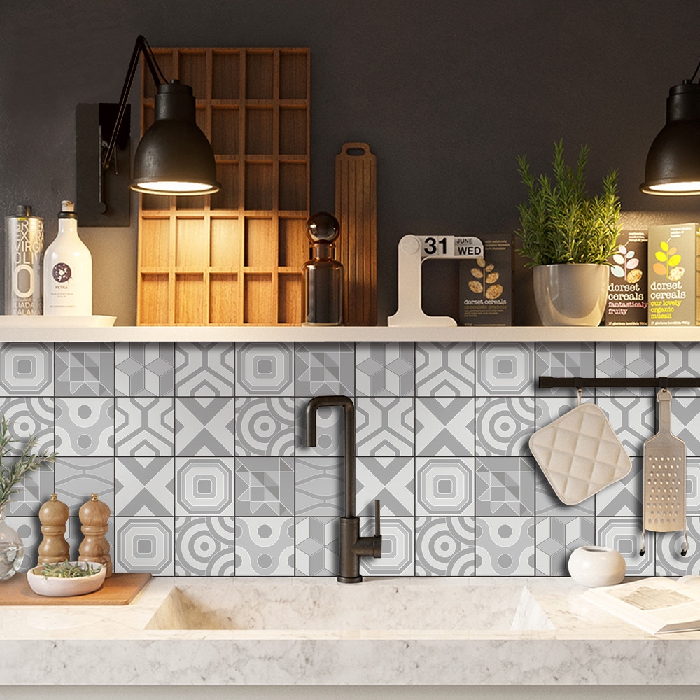 1 Roll Self Adhesive Tile Art Wall Decal Sticker DIY wall brick pattern self-adhesive Kitchen Bathroom Decor Vinyl wallpaper