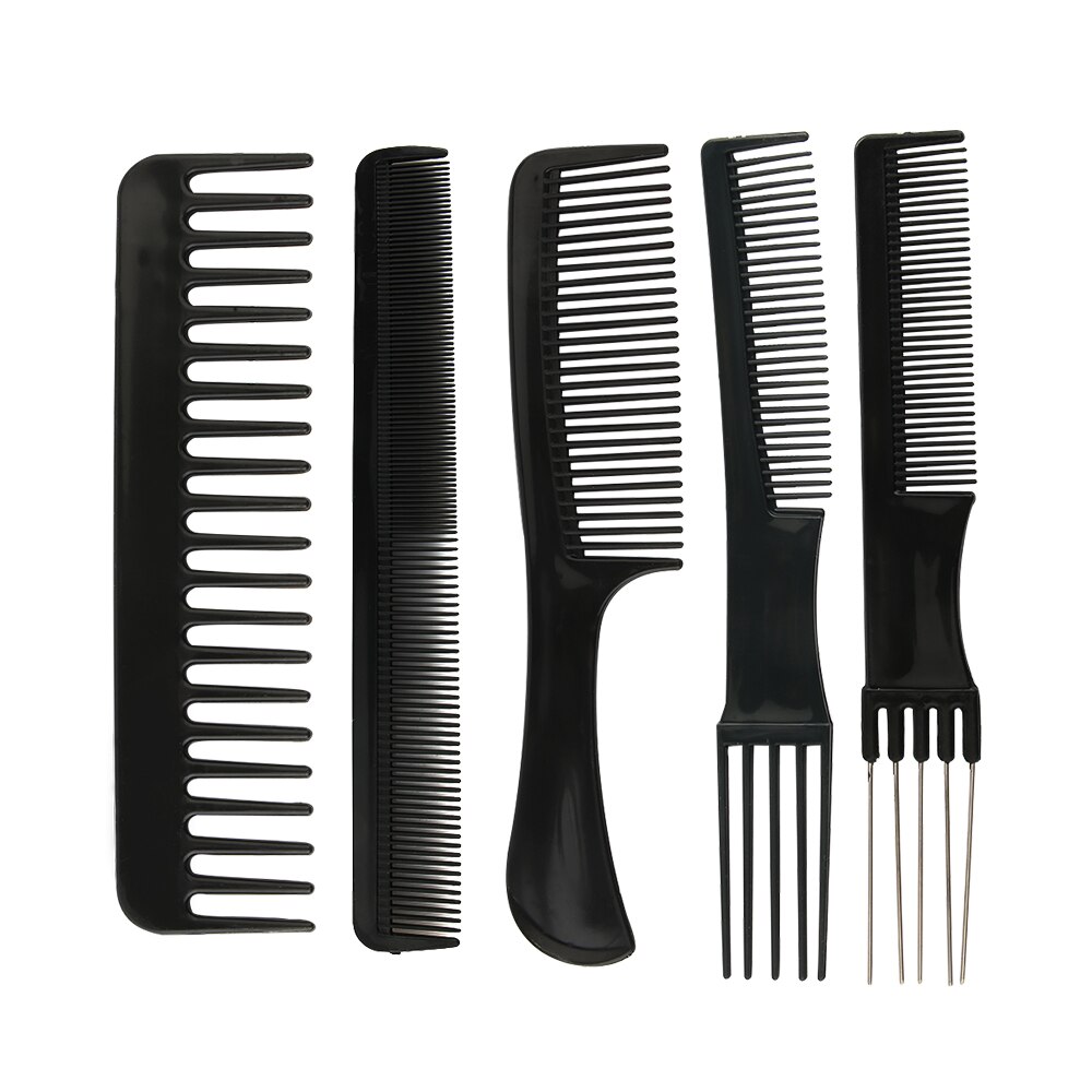 10pcs/Set Hair Brush Comb Salon Barber Anti-static Hair Combs Hairbrush Hairdressing Combs Hair Care Styling Tools