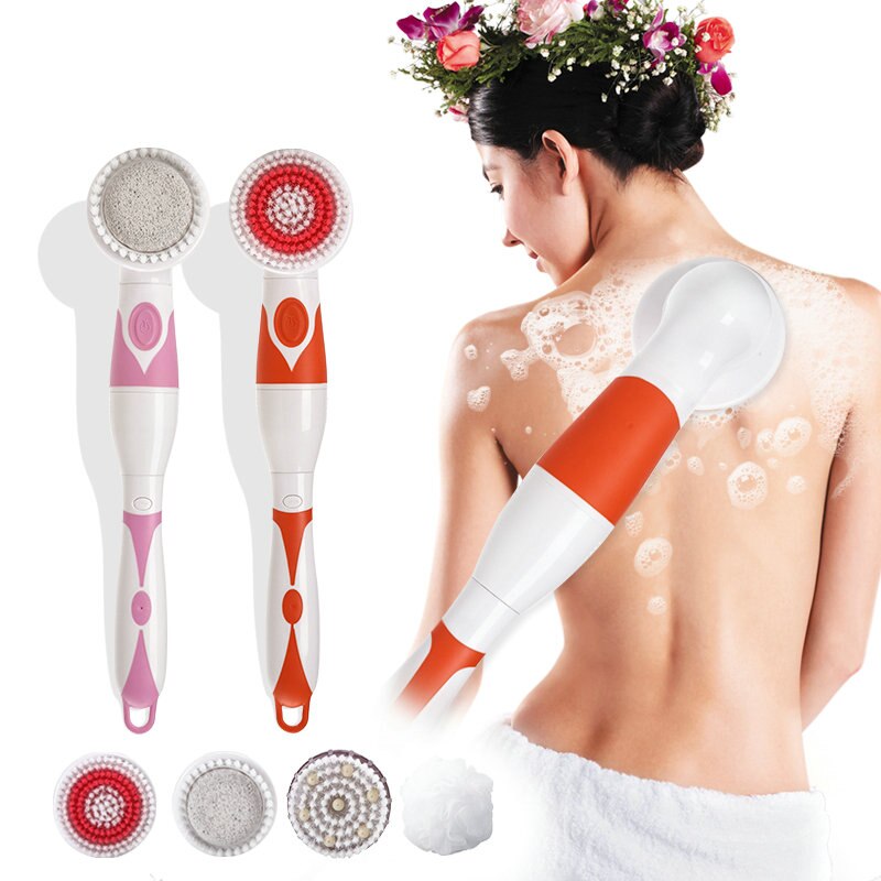 Elektrische Douche Borstel Cleanser Bad Massager Cleaning Machine Skin Cleaner Body Reiniging Massage Mini Beauty Massager Brush