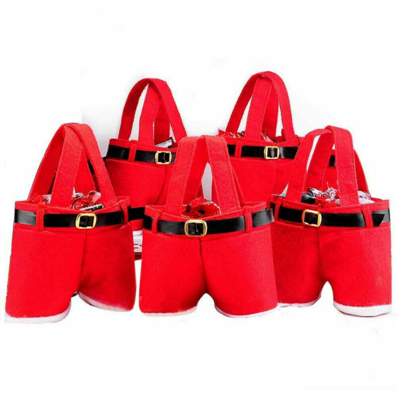 WEIHNACHTEN Festliche Weihnachten Santa Claus Hosen Tasche Elf Stiefel Süssigkeit Tasche HinzufüGen Festliche Atmosphäbetreffend NEUE