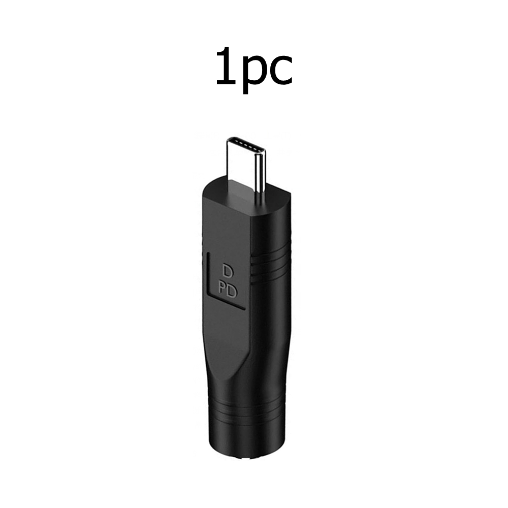 Cable de alimentación USB C macho a CC hembra, adaptador PD100w para Mini Cable Starlink, cabezal de repuesto Plug And Play, 1/2 Uds.: Negro
