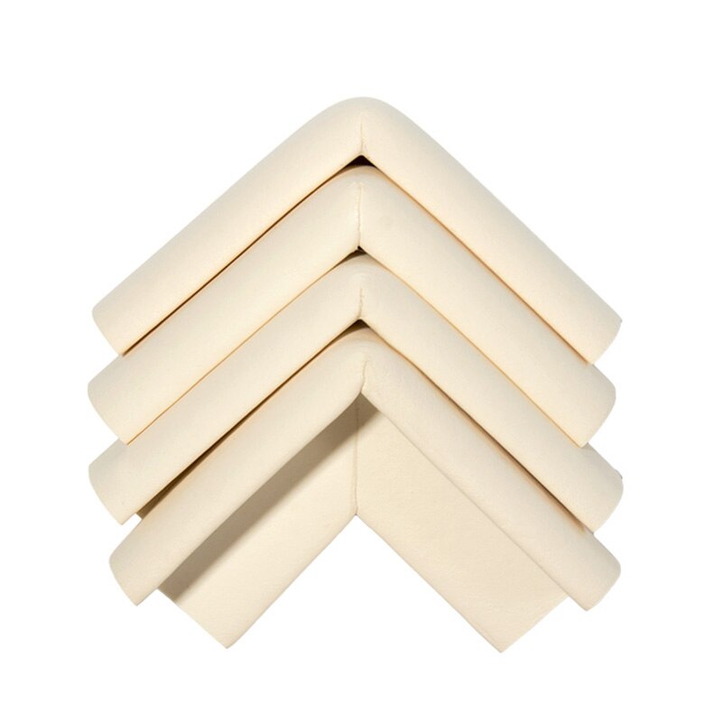 4/8Pcs Child Baby Safety Silicone Protector Table Corner Edge Protection Cover Children Anticollision Edge & Guards: brown 4pcs