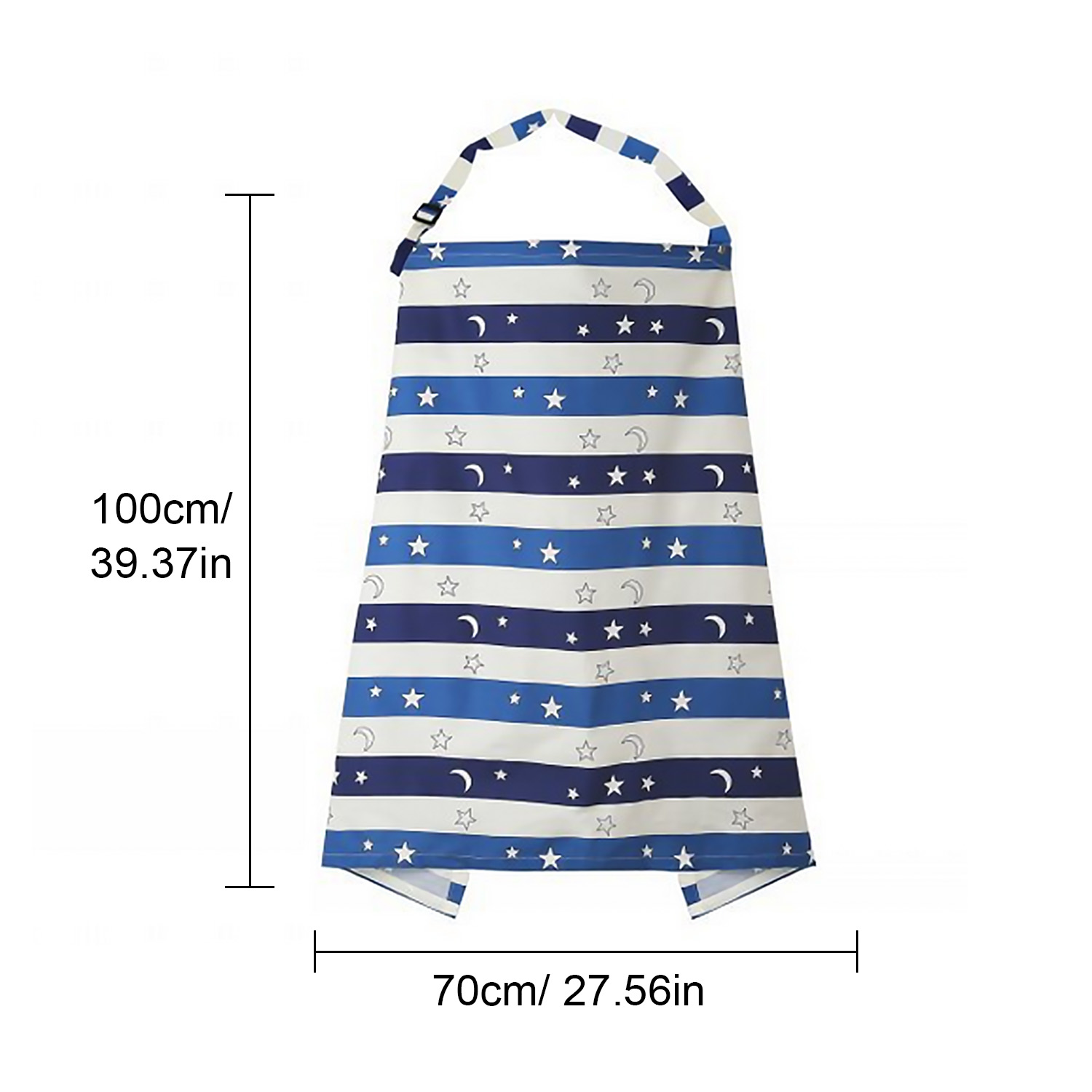 Multifunctionele zachte katoenen borstvoedingshoes met opbergzak voor kinderen, winkelcentrum, supermarkt, park, 100 x 70cm