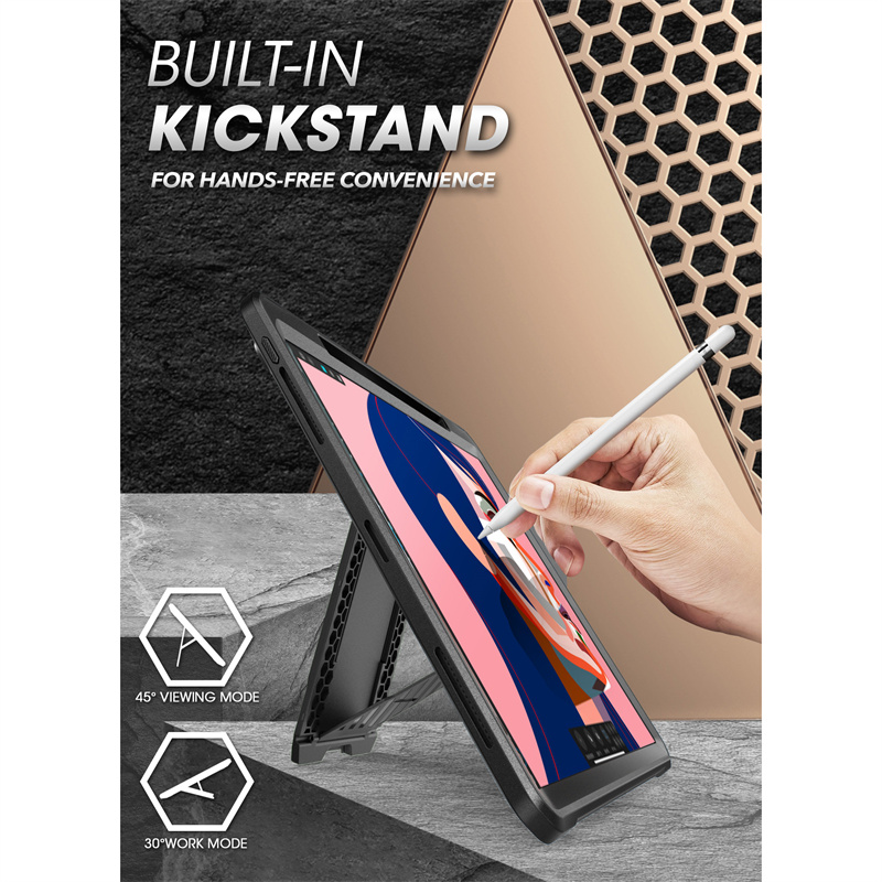 Husă pentru ipad pro 12.9 ) supcase ub pro, husă de protecție robustă cu suport și protector de ecran încorporat