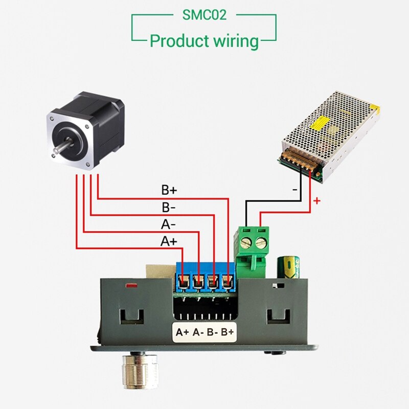Drive Integrated 42 57 Stepper Motor Controller Positive Negative Control Drive Angle Pulse Speed PLC Serial