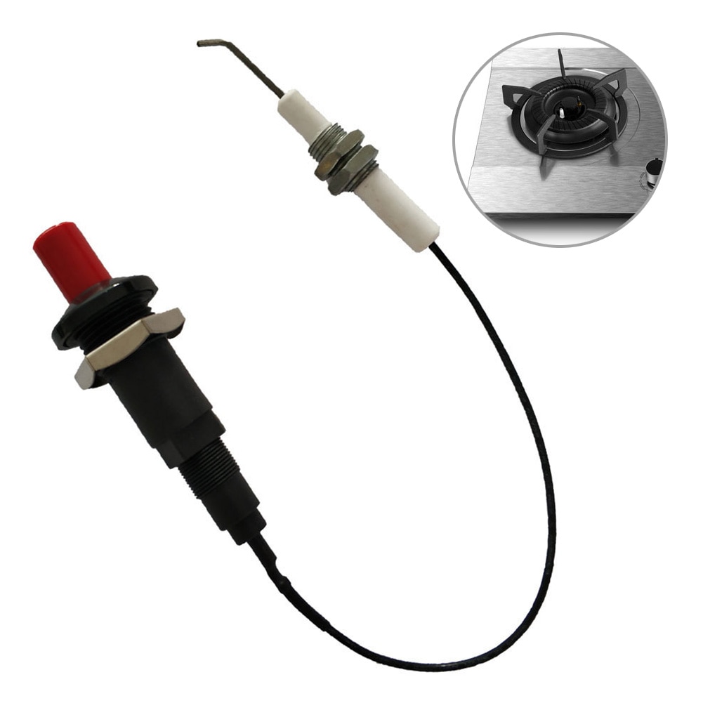 Cocina hogar para estufas de gas hornos encendedores encendedores con cable accesorios de cocina dispositivo de encendido botón pulsador piezo chispa